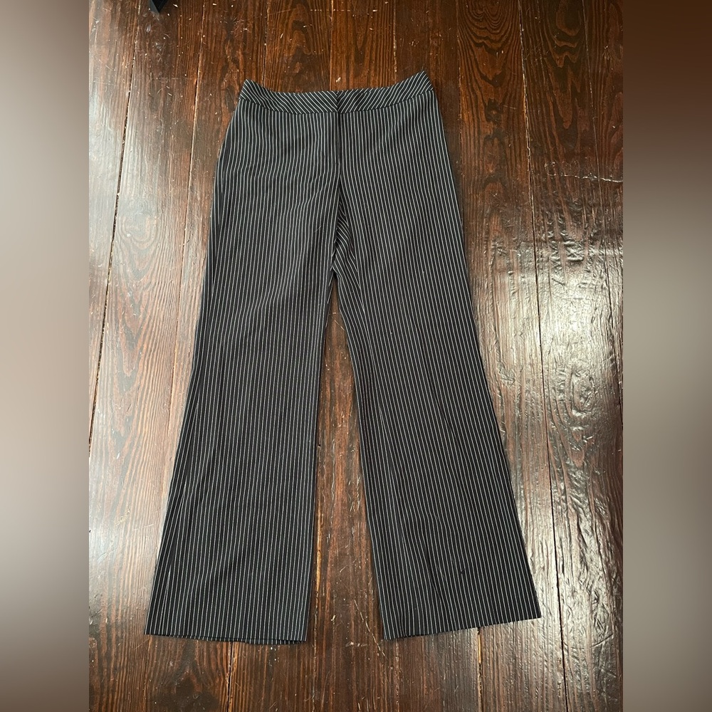 Apostrophe Black Pinstripe Trousers